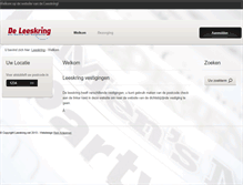Tablet Screenshot of leeskring.net